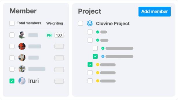 Project Member Management Features