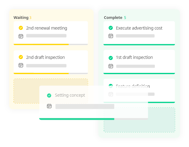 Move kanban board tasks